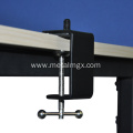 Black Powder Coating Metal Adjustable Desk C Clamp